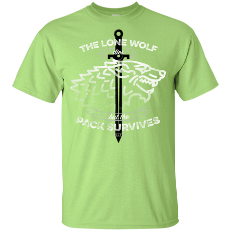 T-Shirts Mint Green / YXS The Lone Wolf Youth T-Shirt