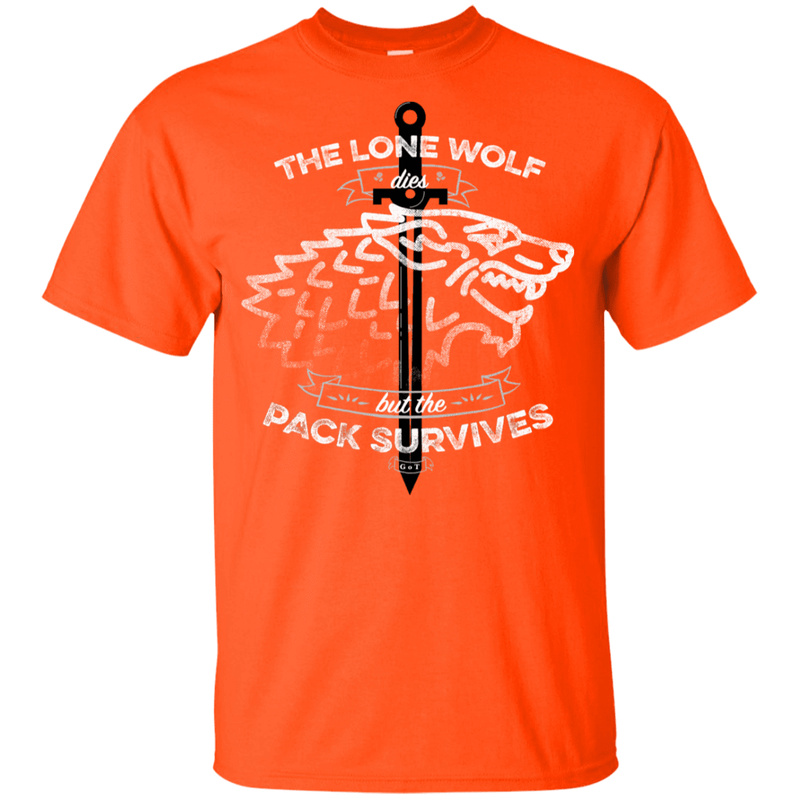 T-Shirts Orange / YXS The Lone Wolf Youth T-Shirt