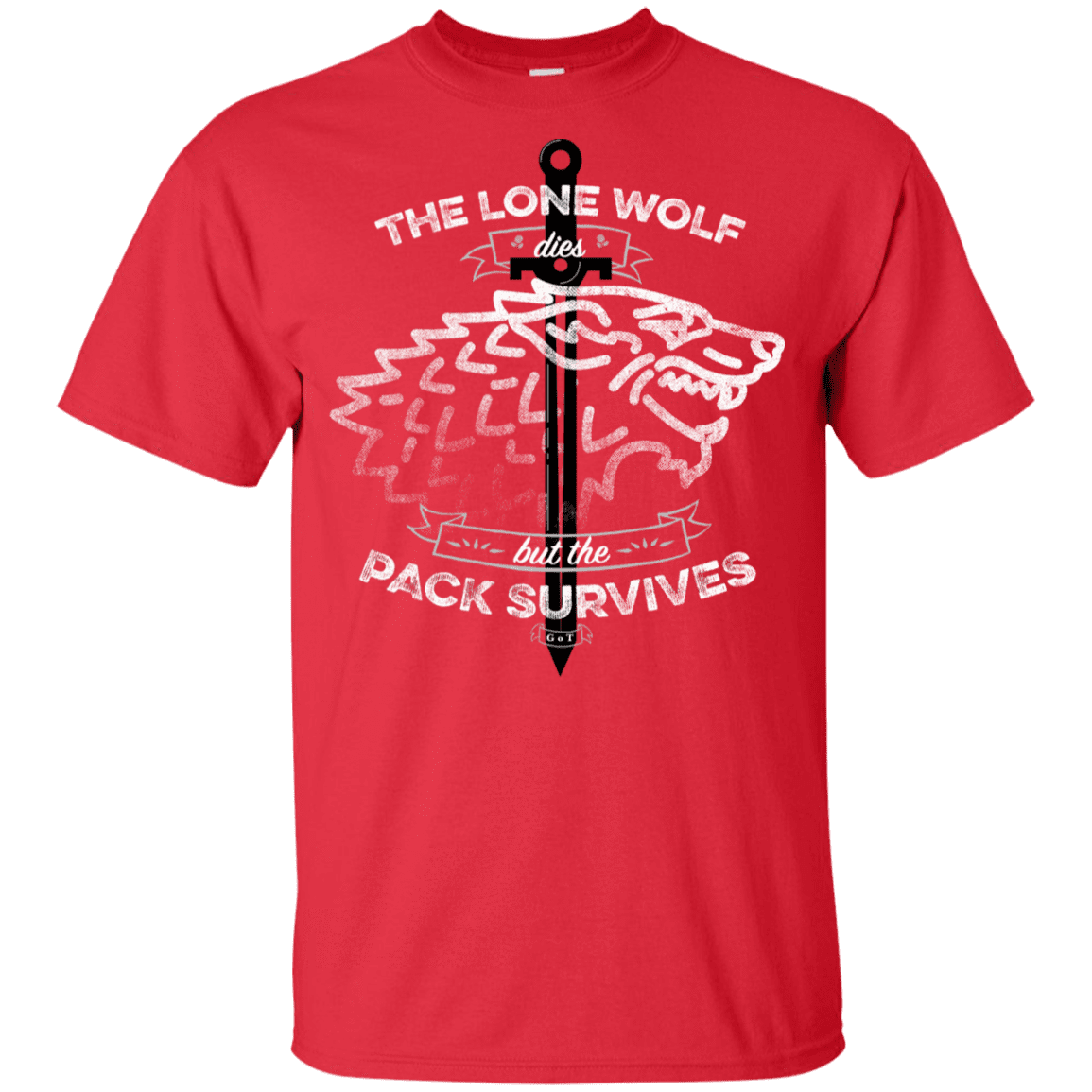 T-Shirts Red / YXS The Lone Wolf Youth T-Shirt