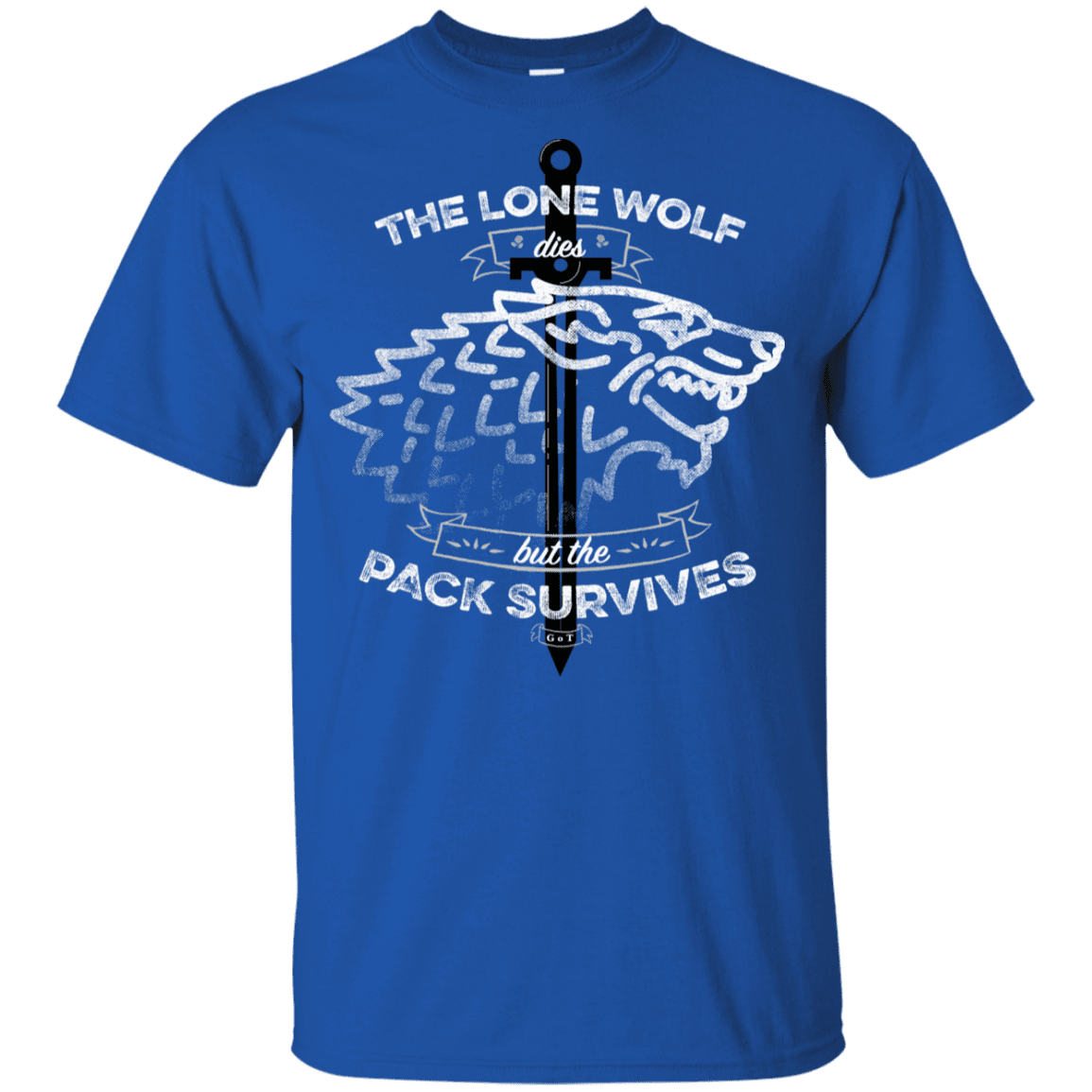 T-Shirts Royal / YXS The Lone Wolf Youth T-Shirt