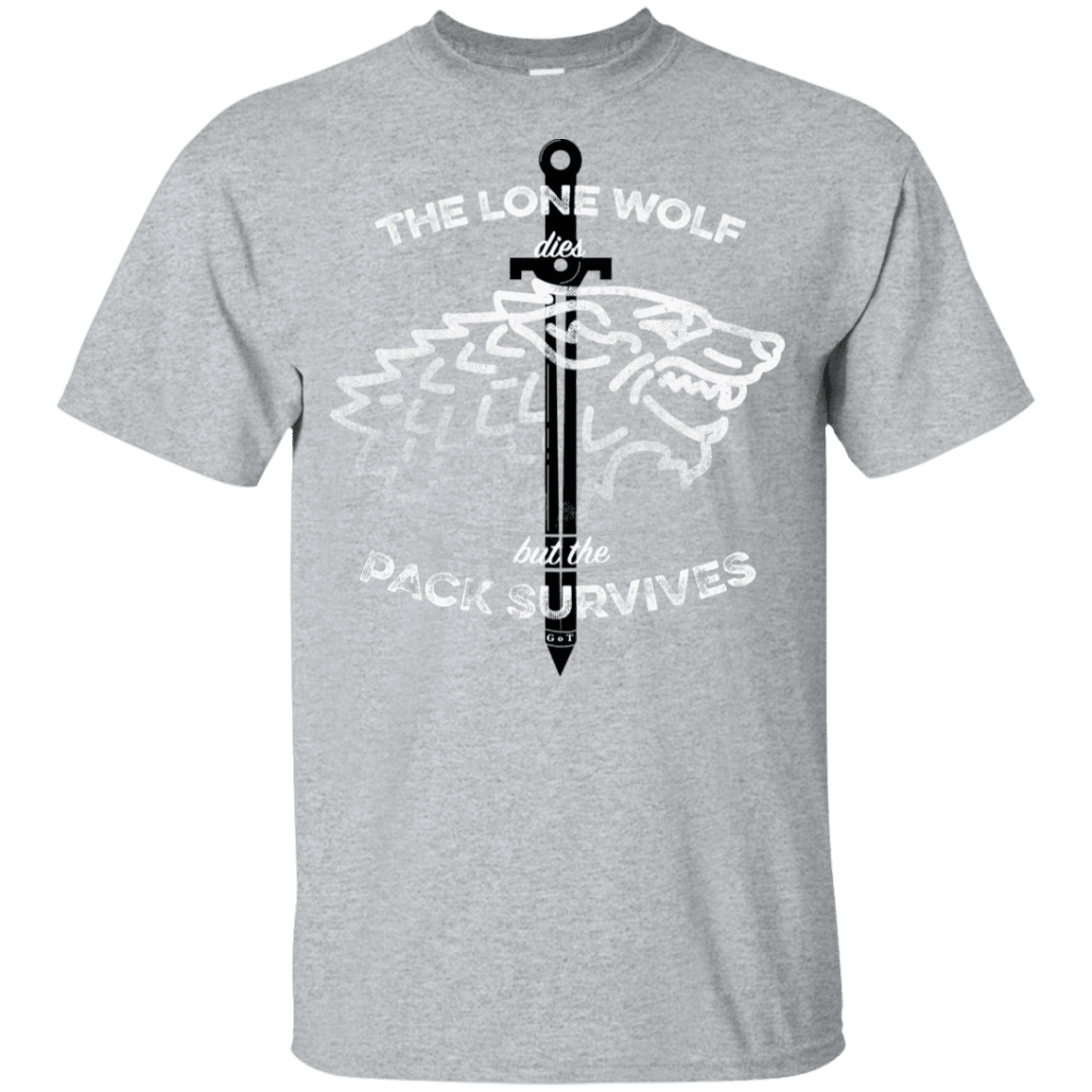 T-Shirts Sport Grey / YXS The Lone Wolf Youth T-Shirt