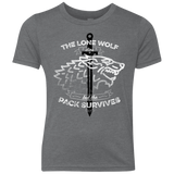 T-Shirts Premium Heather / YXS The Lone Wolf Youth Triblend T-Shirt