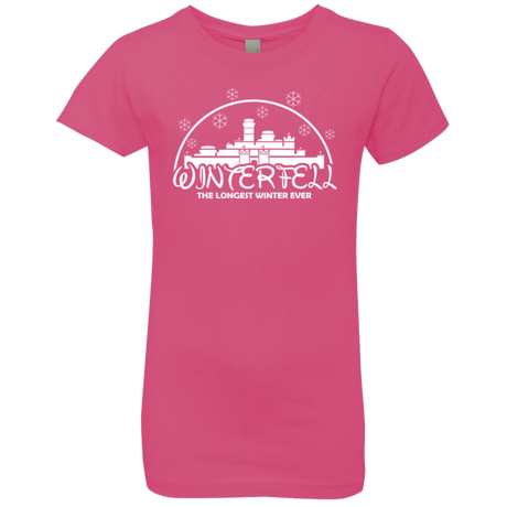 T-Shirts Hot Pink / YXS The longest winter Girls Premium T-Shirt
