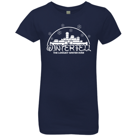 T-Shirts Midnight Navy / YXS The longest winter Girls Premium T-Shirt