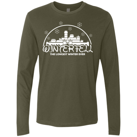 T-Shirts Military Green / Small The longest winter Men's Premium Long Sleeve