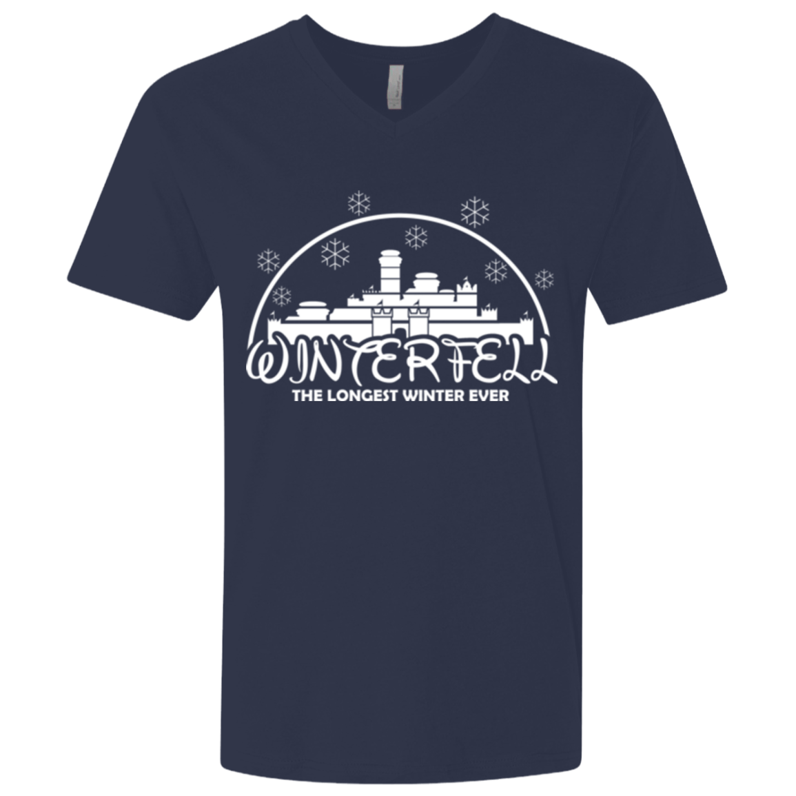 T-Shirts Midnight Navy / X-Small The longest winter Men's Premium V-Neck