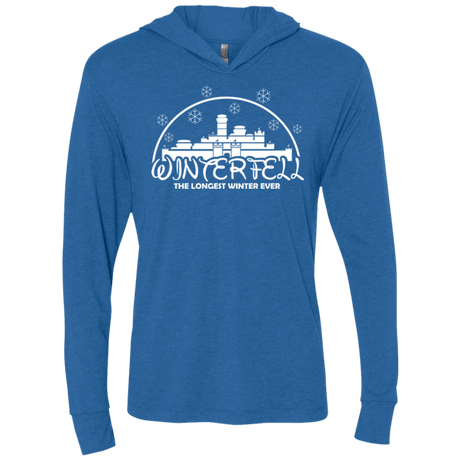 T-Shirts Vintage Royal / X-Small The longest winter Triblend Long Sleeve Hoodie Tee