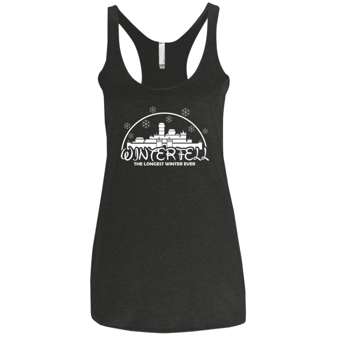 T-Shirts Vintage Black / X-Small The longest winter Women's Triblend Racerback Tank