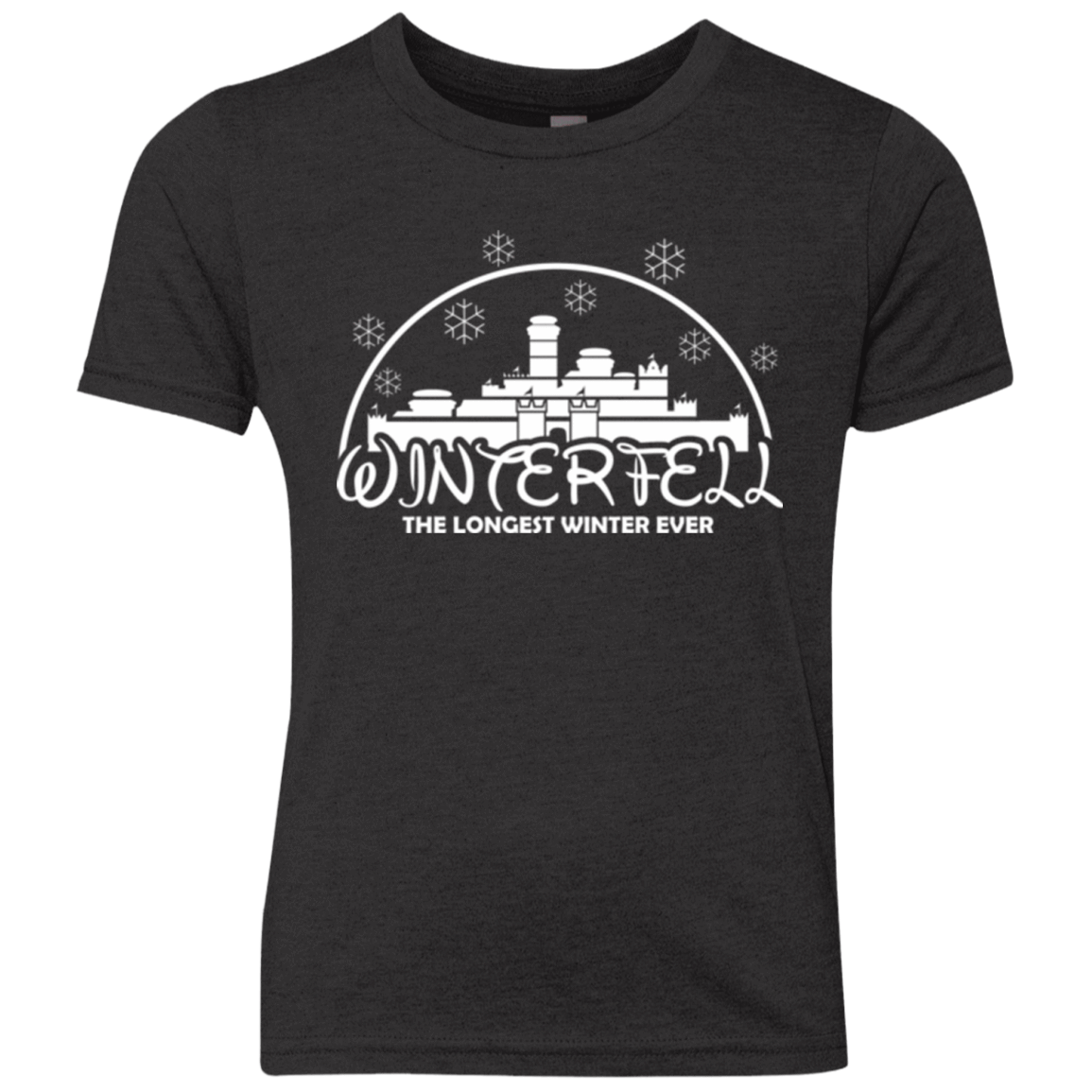 T-Shirts Vintage Black / YXS The longest winter Youth Triblend T-Shirt