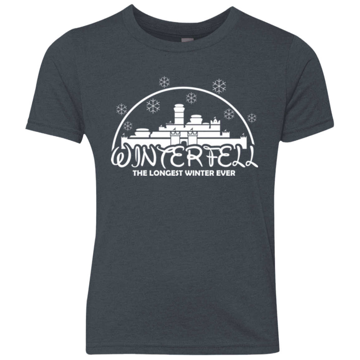 T-Shirts Vintage Navy / YXS The longest winter Youth Triblend T-Shirt