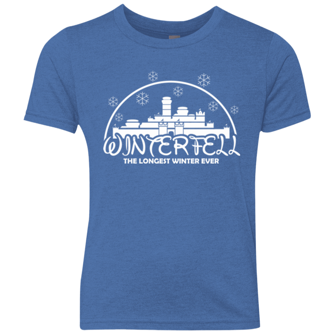 T-Shirts Vintage Royal / YXS The longest winter Youth Triblend T-Shirt