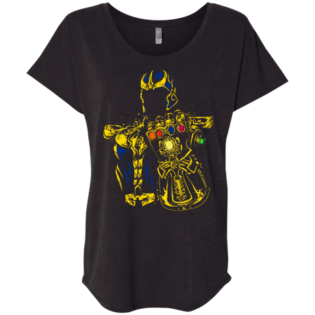 T-Shirts Vintage Black / X-Small The Mad Titan Triblend Dolman Sleeve