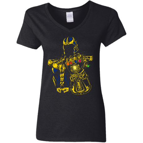 T-Shirts Black / S The Mad Titan Women's V-Neck T-Shirt