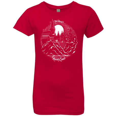 T-Shirts Red / YXS The Magic Never Ends Girls Premium T-Shirt