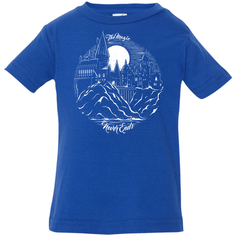 T-Shirts Royal / 6 Months The Magic Never Ends Infant Premium T-Shirt