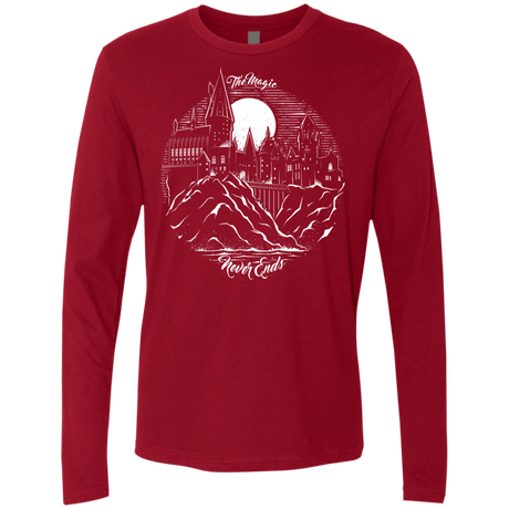 T-Shirts Cardinal / Small The Magic Never Ends Men's Premium Long Sleeve