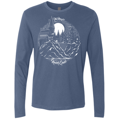T-Shirts Indigo / Small The Magic Never Ends Men's Premium Long Sleeve