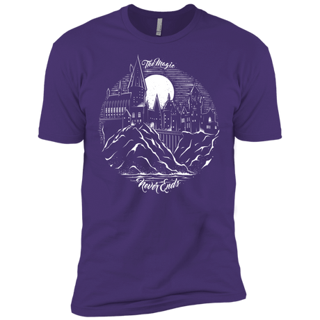T-Shirts Purple Rush/ / X-Small The Magic Never Ends Men's Premium T-Shirt