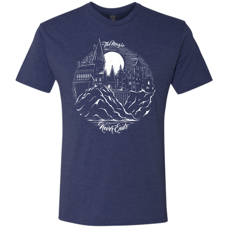 T-Shirts Vintage Navy / Small The Magic Never Ends Men's Triblend T-Shirt