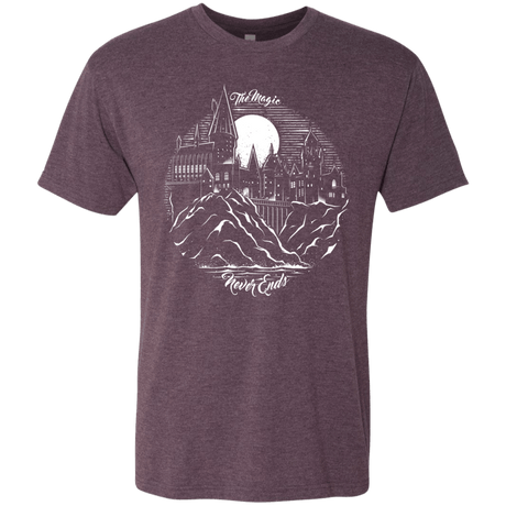 T-Shirts Vintage Purple / Small The Magic Never Ends Men's Triblend T-Shirt