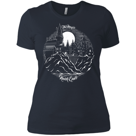 T-Shirts Indigo / X-Small The Magic Never Ends Women's Premium T-Shirt