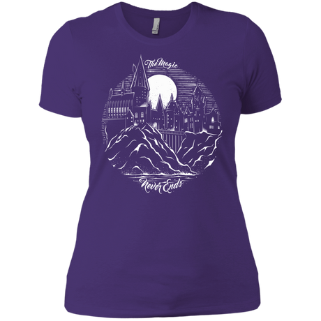 T-Shirts Purple Rush/ / X-Small The Magic Never Ends Women's Premium T-Shirt