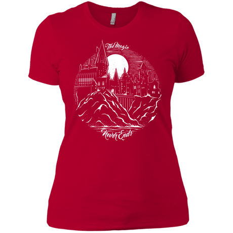 T-Shirts Red / X-Small The Magic Never Ends Women's Premium T-Shirt