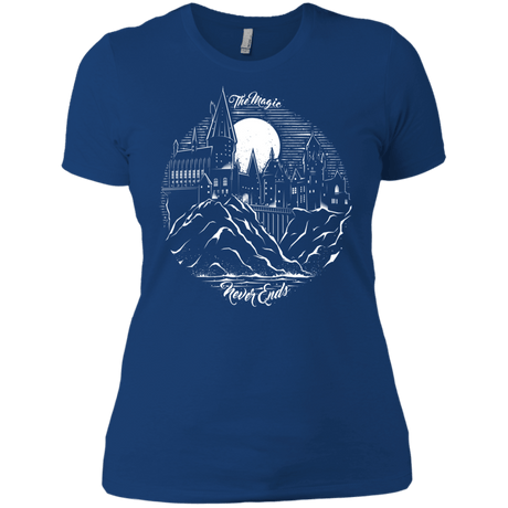 T-Shirts Royal / X-Small The Magic Never Ends Women's Premium T-Shirt