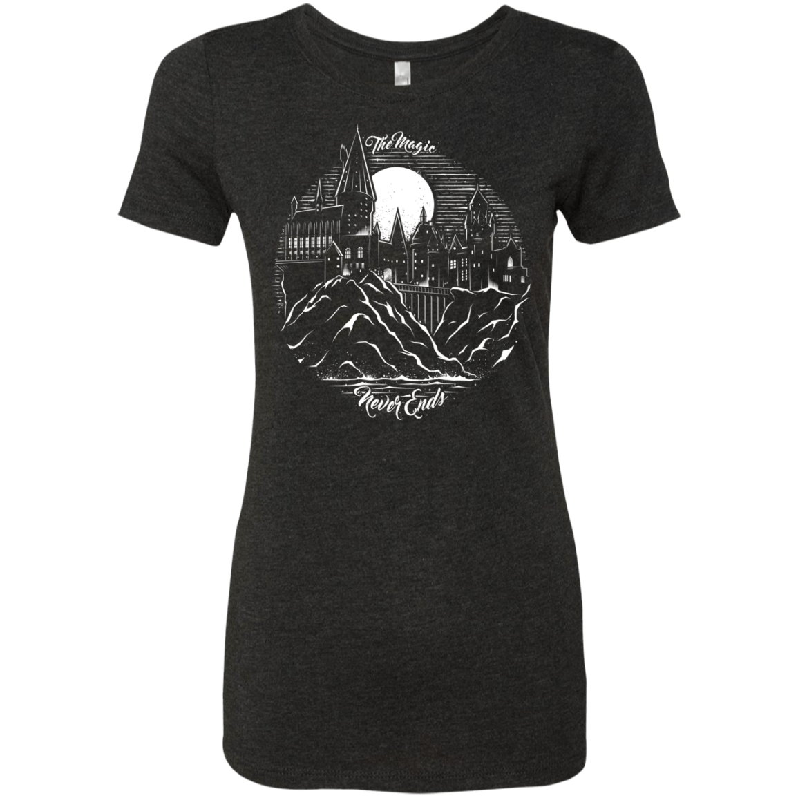 T-Shirts Vintage Black / Small The Magic Never Ends Women's Triblend T-Shirt