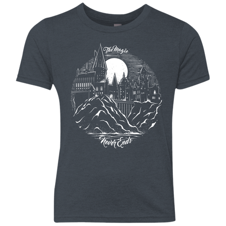 T-Shirts Vintage Navy / YXS The Magic Never Ends Youth Triblend T-Shirt