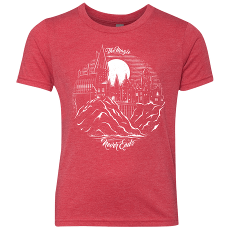 T-Shirts Vintage Red / YXS The Magic Never Ends Youth Triblend T-Shirt