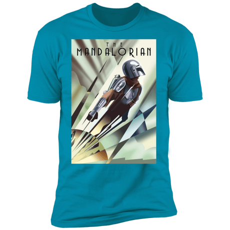 T-Shirts Turquoise / S The Mandalorian Men's Premium T-Shirt