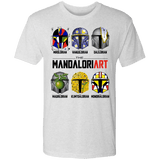 T-Shirts Heather White / S The Mandaloriart Men's Triblend T-Shirt