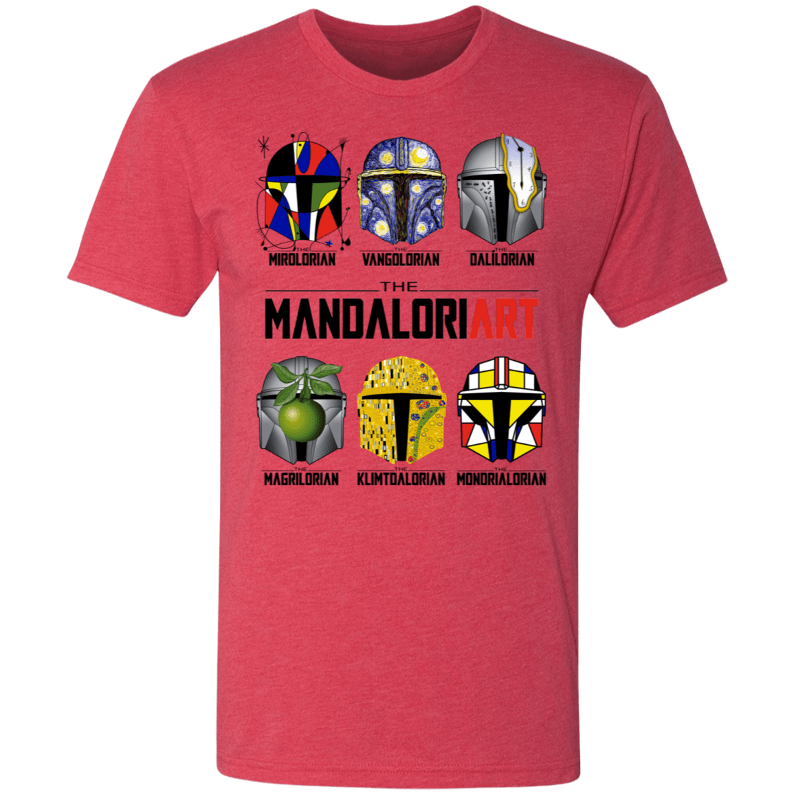 T-Shirts Vintage Red / S The Mandaloriart Men's Triblend T-Shirt