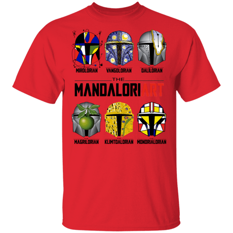T-Shirts Red / S The Mandaloriart T-Shirt