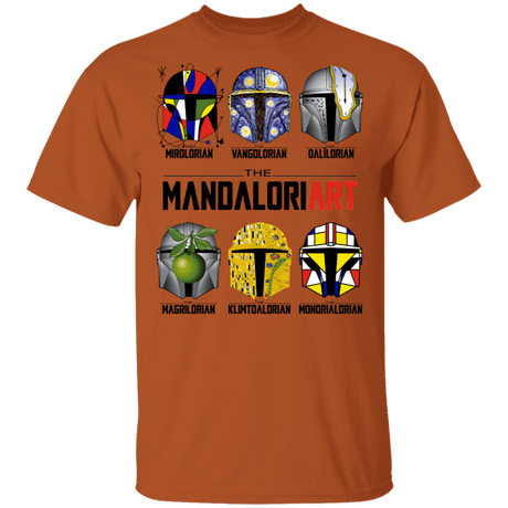 T-Shirts Texas Orange / S The Mandaloriart T-Shirt