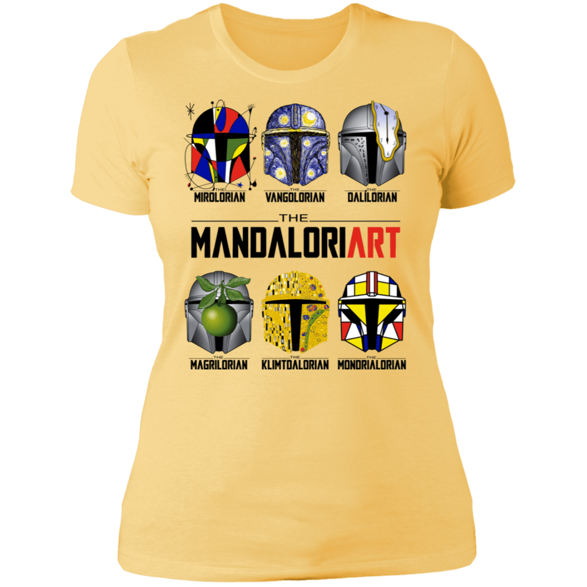 T-Shirts Banana Cream/ / S The Mandaloriart Women's Premium T-Shirt
