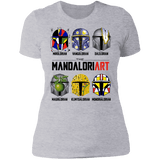 T-Shirts Heather Grey / S The Mandaloriart Women's Premium T-Shirt
