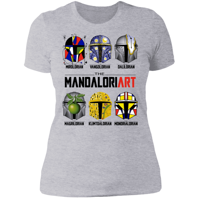 T-Shirts Heather Grey / S The Mandaloriart Women's Premium T-Shirt