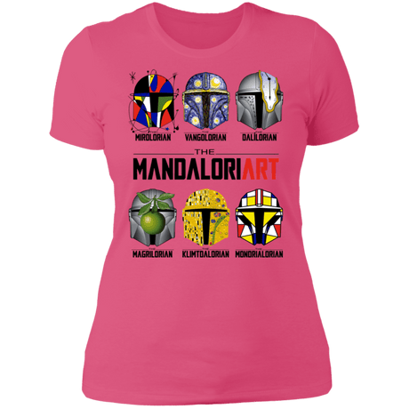 T-Shirts Hot Pink / S The Mandaloriart Women's Premium T-Shirt