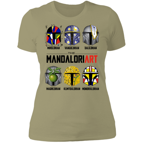 T-Shirts Light Olive / S The Mandaloriart Women's Premium T-Shirt
