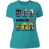 T-Shirts Tahiti Blue / S The Mandaloriart Women's Premium T-Shirt