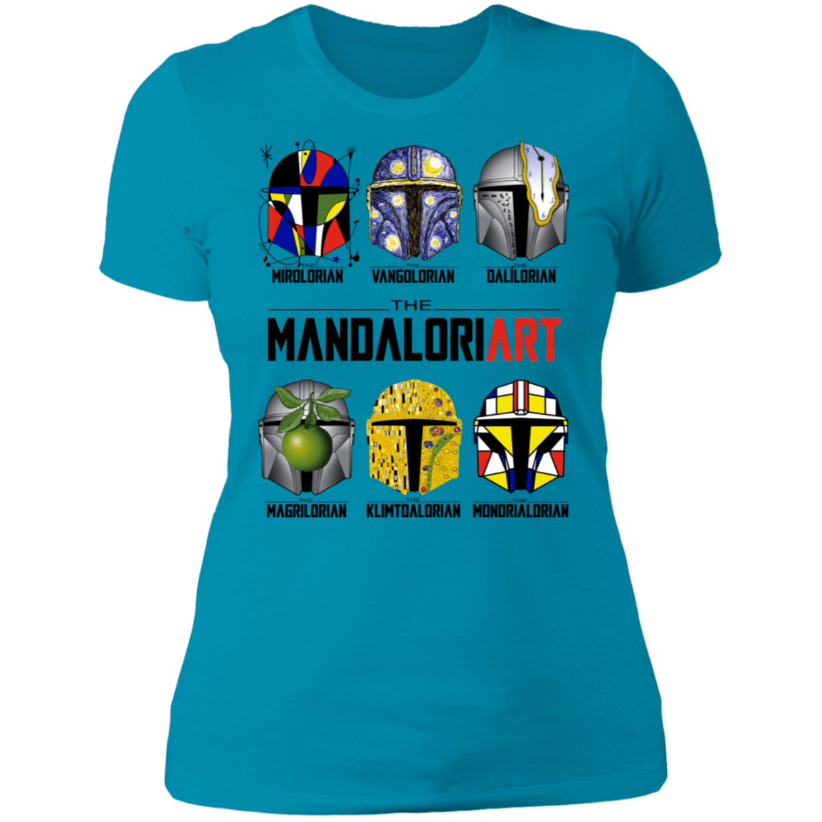 T-Shirts Turquoise / S The Mandaloriart Women's Premium T-Shirt