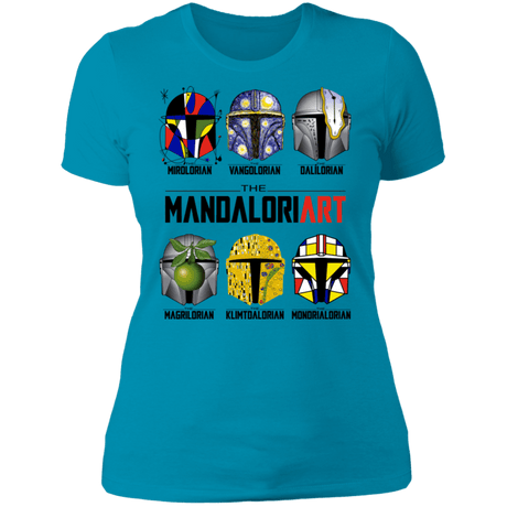 T-Shirts Turquoise / S The Mandaloriart Women's Premium T-Shirt