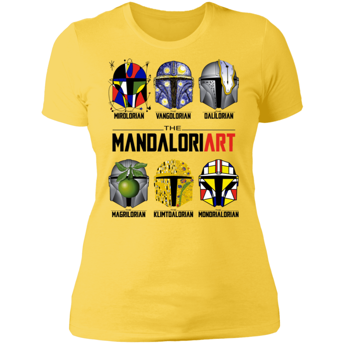 T-Shirts Vibrant Yellow / S The Mandaloriart Women's Premium T-Shirt