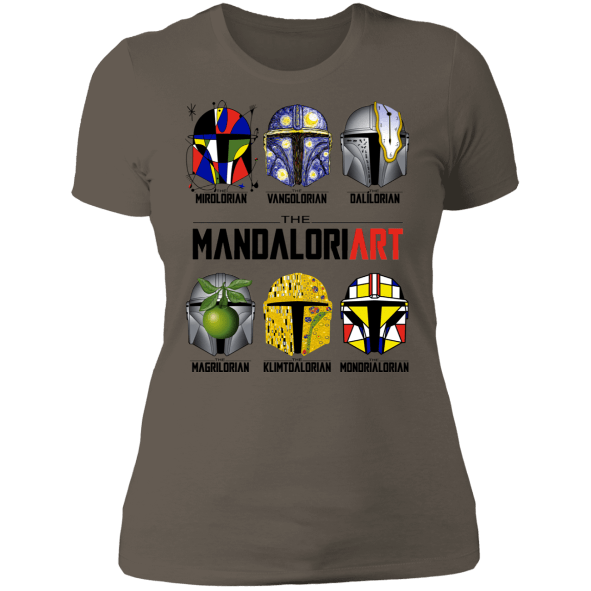 T-Shirts Warm Grey / S The Mandaloriart Women's Premium T-Shirt