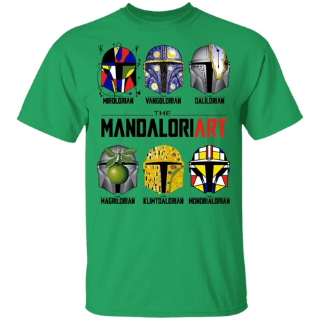 T-Shirts Irish Green / YXS The Mandaloriart Youth T-Shirt