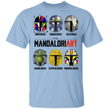 T-Shirts Light Blue / YXS The Mandaloriart Youth T-Shirt