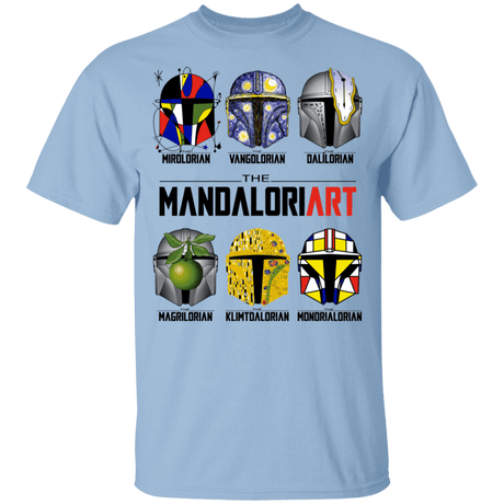 T-Shirts Light Blue / YXS The Mandaloriart Youth T-Shirt