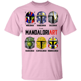 T-Shirts Light Pink / YXS The Mandaloriart Youth T-Shirt